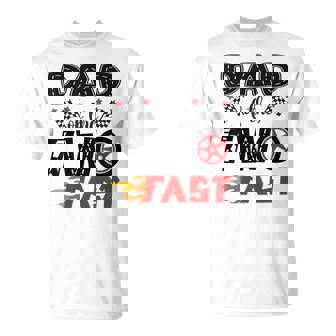 Dad Of The Two Fast 2Nd Birthday Boy Racing Car T-Shirt - Thegiftio