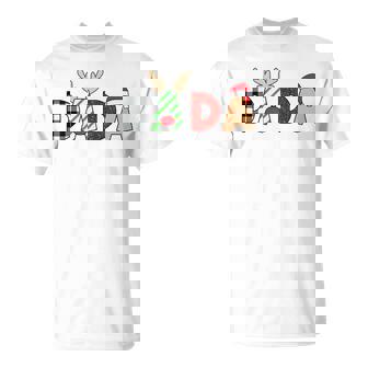 Dada Santa Christmas Family Matching Pajamas Mama Xmas T-Shirt - Monsterry