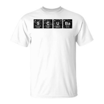 Divertida De Buceo Decuba Para Elementos De Buceo Camiseta unisex - Regaloses