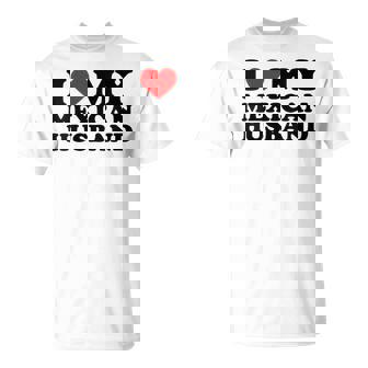 Donna I Love My Mexican Husband Con Collo A Maglietta - Novitaregali