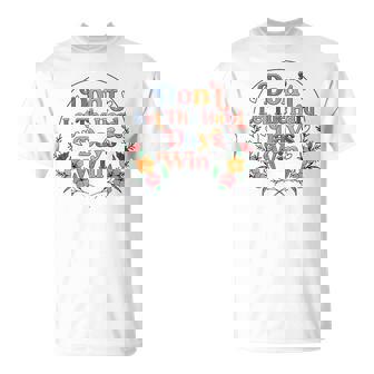 Don't Let The Hard Day Win Mental Health Awareness Floral T-Shirt - Thegiftio