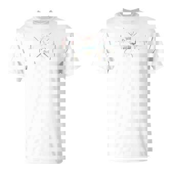 Dowsing Heartbeat Retro ECG EKG Dowser Raglan Baseball Tee T-Shirt | Mazezy