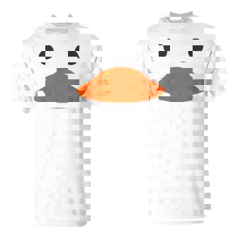Easter Rubber Duck Face Halloween Costume Duckling T-Shirt | Mazezy