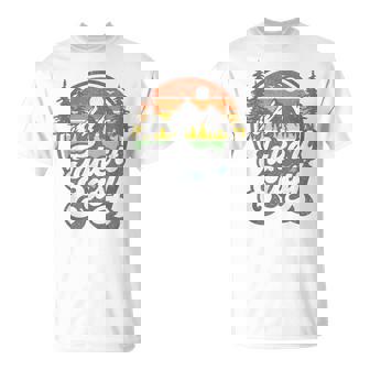 Take It Easy Retro Camping Hiking Camper Outdoor Hiker T-Shirt | Mazezy