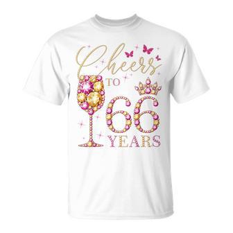 Ein Hoch Auf 66 Jahre 66 Jahre Alte Frauen Königin Zum 66 Geburtstag T-Shirt - Geschenkecke