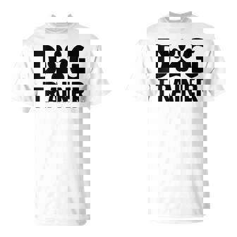 Entrenador De Perrosimple Entrenamiento De Cuello Camiseta unisex - Regaloses