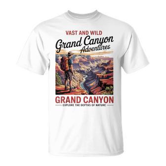 Escena Patriótica Deenderismo Al Atardecer Del Gran Cañón Grca Camiseta unisex - Regaloses