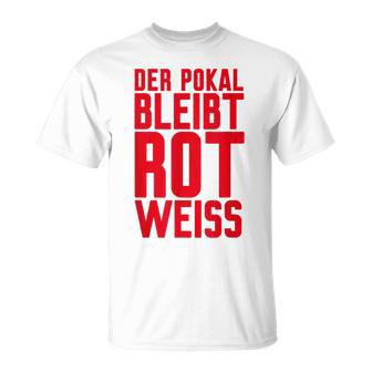 Essen Fussball Kickenerein Rot Weiss Fanieger Pokal T-Shirt - Geschenkecke
