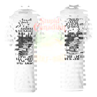 Estúpido Pájaro Lobo Canadiense Calentado Loon Hockey Meme Camiseta unisex - Regaloses