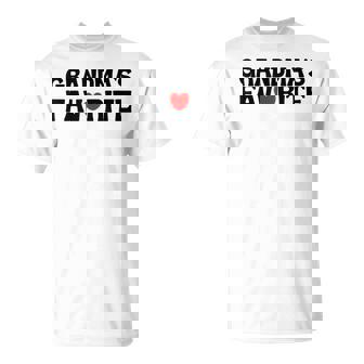 Familia Linda Favorita De La Abuela Para Nieto Nieta Camiseta unisex - Regaloses