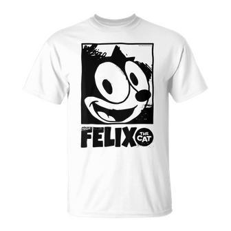 Felix The Cat Portrait T-Shirt - Thegiftio