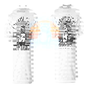 Feral And Pregnant Dont Touch Me Pregnancy Humor T-Shirt | Seseable UK