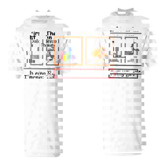 First Data Then Thanksgiving Im Earning A Break Sped Teacher T-Shirt - Thegiftio