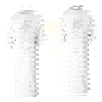 Fleur De Lotus Japonaise Kanji Amoureux De La Nature Dos Artistique T-Shirt - Cadeauxyz