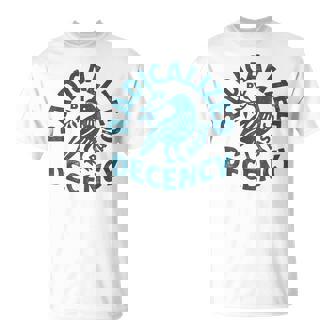 Floral Radicalized By Basic Decency Feminist Activist T-Shirt | Seseable UK