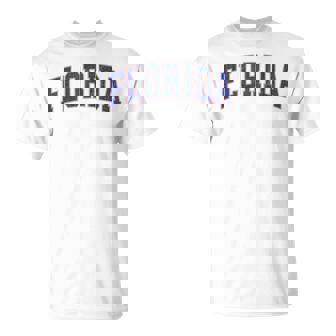 Florida Fl Vintage Athletic Sports Orange Style 80S 90S T-Shirt - Monsterry