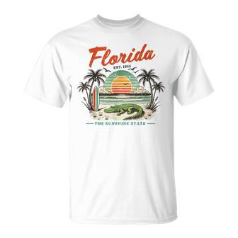 Florida Summer Vacation Holiday Beach T-Shirt | Mazezy
