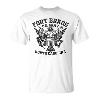 Fort Bragg Us Military Base North Carolina Nc Ft Bragg T-Shirt | Mazezy