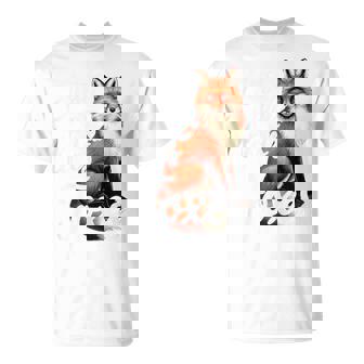 Fox Cute Just A Girl Who Loves Foxes T-Shirt - Monsterry