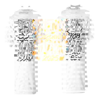 Friends Squad Giving 2025 Thanksgiving Autumn Pumpkin Leaves T-Shirt - Thegiftio