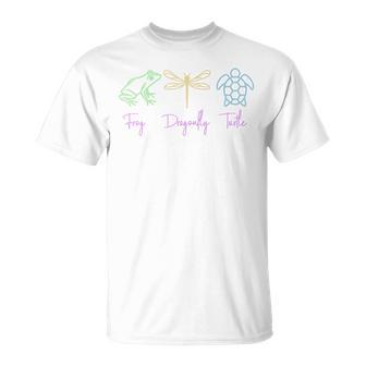 Frog Dragonfly Turtle Political T-Shirt | Seseable UK