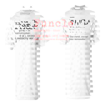 Funcle Definition Divertido Regalo De Broma Para Tío Camiseta unisex - Regaloses