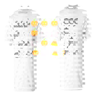 67 Meme Pumpkin Ghost Math Teacher Halloween Costume T-Shirt - Seseable