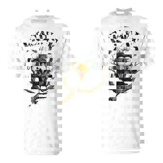 Black Crow Black Bird Crow Halloween T-Shirt - Monsterry