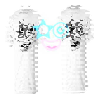 Halloween Faces Costume Party Group Matching Cartoon T-Shirt - Thegiftio