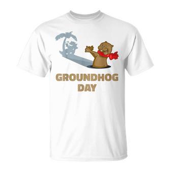 Happy Groundhog Day February 2Nd Meteorology Shadow T-Shirt - Thegiftio