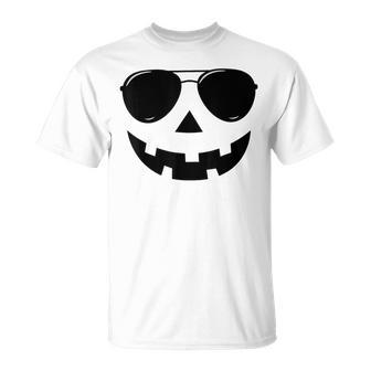 Jack O Lantern Face Pumpkin Halloween Costume Boys T-Shirt - Thegiftio