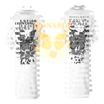 The Only Orange Monarch I Want Butterfly Vintage T-Shirt - Monsterry