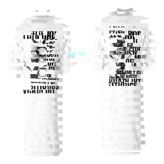 Sarcastic Cat I Feel Like Work Got Custody Of Me T-Shirt - Monsterry