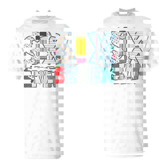 Six Seven 6 7 Meme Teacher For Girls T-Shirt - Monsterry