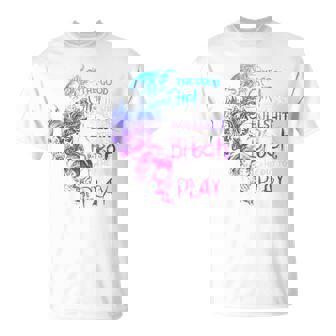 Skull The Good Girl In Me Got Tired Of The Bullshit T-Shirt - Monsterry