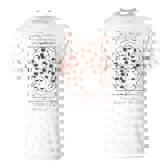 Geometrica Pizza Dainci Maglietta - Novitaregali