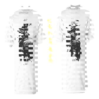 Ghost Of Yotei Atsu Lone Mercenary With Golden Kanji Maglietta - Novitaregali