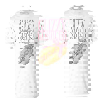 Glizzy Gobbler Coquette Adult Unhinged Humor T-Shirt | Mazezy