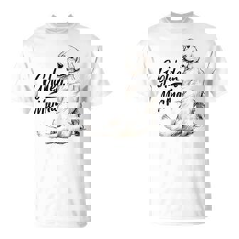 Golden Mama White Golden Retriever Mom Dog Love Puppy T-Shirt - Thegiftio