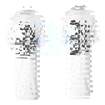 Golden Retriever Cowboy Ufo Golden Retriever Cowboy Hat T-Shirt - Monsterry