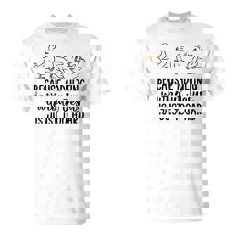 Goose Because Adulting Without Jesus Is Just Too Hard T-Shirt - Thegiftio