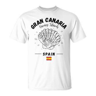 Gran Canariahell Bandera España Almeja España Islas Canarias Camiseta unisex - Regaloses
