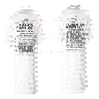 The Grandma Code Grandma T-Shirt - Monsterry