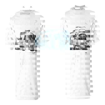 Great Retro Vintage Airstream Camping T-Shirt - Thegiftio