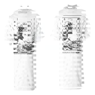 The Great Wave Kanagawa Retro 80S 90S Kanagawa Wave Japanese T-Shirt - Monsterry