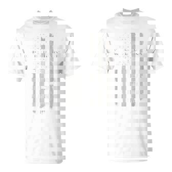 Grunge American Flag And Cross Faith Family Freedom T-Shirt - Monsterry