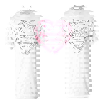 Gymnastics Grandma Heart Gymnast Grandma Matching Family T-Shirt - Thegiftio