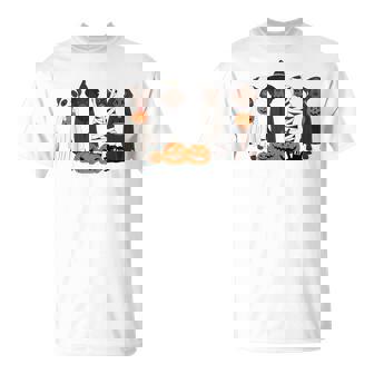 Halloween Brown Labrador Ghost Spooky Chocolate Lab Dog Mama T-Shirt | Mazezy