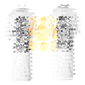 Halloween PE Teacher Costume Ghost Physical Education T-Shirt | Mazezy