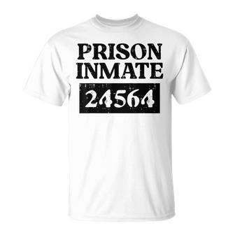 Halloween Prisoner Prison Inmate Costume Women T-Shirt - Thegiftio UK